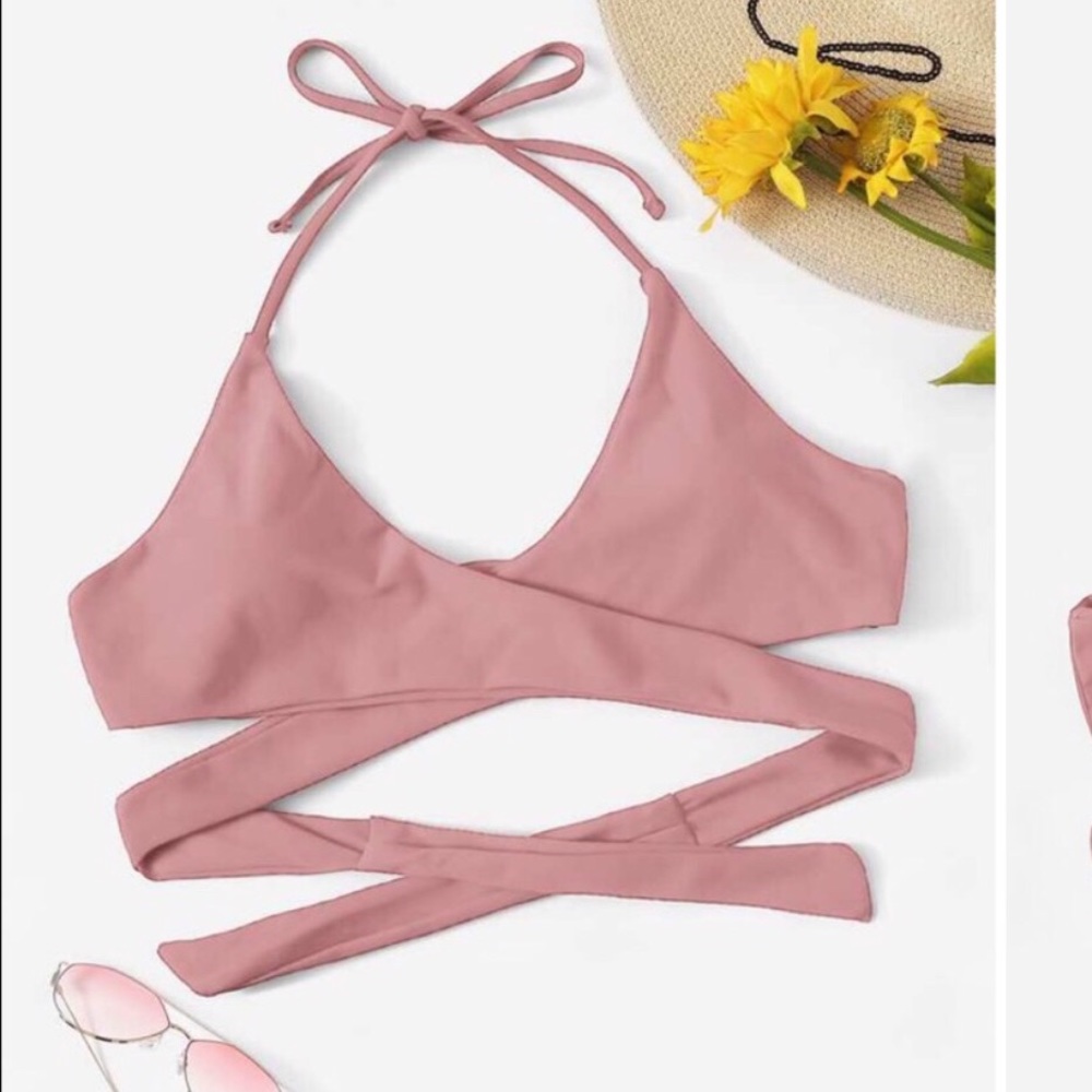 Wrap bikini top